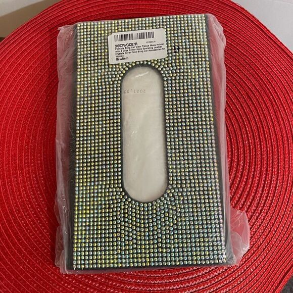 Car Visor Bling Tissue/Mask Holder NWT - Picture 11 of 16